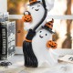 Glitzhome 21.75''H Halloween Resin Stacked Ghost Porch Decor