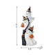 Glitzhome 21.75''H Halloween Resin Stacked Ghost Porch Decor