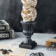 Glitzhome 18''H Halloween Resin Stacked Skull Table Decor