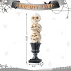 Glitzhome 18''H Halloween Resin Stacked Skull Table Decor