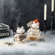 Glitzhome S/2 7''H Halloween Resin Skeleton Frogs Table Decor
