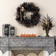 Glitzhome 15.50''L Halloween Polyresin SPOOKY  Ghost Pumpkin Table Decor