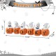 Glitzhome 15.50''L Halloween Polyresin SPOOKY  Ghost Pumpkin Table Decor