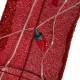 Glitzhome 35.75"H Lighted Christmas 3D Fabric Bow with Colorful Bulbs Outdoor Decor with 95 Warm White LED Lights