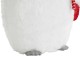 Glitzhome 42"H Lighted Christmas 3D Fabric Yeti Outdoor Décor with 130 Warm White LED Lights (KD)