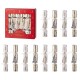 Glitzhome 12PK 1.50''D X 10.00''H Christmas Tree Party Cracker with Gift Contents