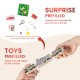 Glitzhome 12PK 1.50''D X 10.00''H Christmas Tree Party Cracker with Gift Contents