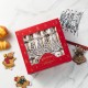 Glitzhome 12PK 1.50''D X 10.00''H Christmas Tree Party Cracker with Gift Contents
