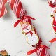 Glitzhome 12PK 1.25''D X 10.00''H Christmas Candy Cane Party Cracker with Gift Contents