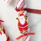 Glitzhome 12PK 1.25''D X 10.00''H Christmas Candy Cane Party Cracker with Gift Contents