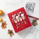 Glitzhome 12PK 1.25''D X 10.00''H Christmas Candy Cane Party Cracker with Gift Contents