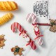 Glitzhome 12PK 1.25''D X 10.00''H Christmas Candy Cane Party Cracker with Gift Contents