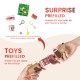 Glitzhome 12PK 1.50''D X 10.00''H Christmas Dogs Party Cracker with Gift Contents
