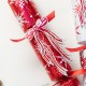Glitzhome 12PK 1.25''D X 10.00''H Christmas Snowflake with Bow Party Cracker with Gift Contents