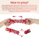 Glitzhome 12PK 1.25''D X 10.00''H Christmas Snowflake with Bow Party Cracker with Gift Contents
