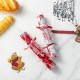 Glitzhome 12PK 1.25''D X 10.00''H Christmas Snowflake with Bow Party Cracker with Gift Contents