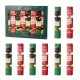 Glitzhome 8PK 2.00''D X 12.00''H Christmas Nutcracker Party Cracker with Gift Contents