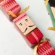 Glitzhome 8PK 2.00''D X 12.00''H Christmas Nutcracker Party Cracker with Gift Contents