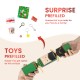 Glitzhome 8PK 2.00''D X 12.00''H Christmas Nutcracker Party Cracker with Gift Contents