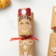 Glitzhome 8PK 2.00''D X 12.00''H Christmas Gingerbread Man Party Cracker with Gift Contents