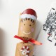 Glitzhome 8PK 2.00''D X 12.00''H Christmas Gingerbread Man Party Cracker with Gift Contents