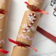 Glitzhome 8PK 2.00''D X 12.00''H Christmas Gingerbread Man Party Cracker with Gift Contents