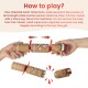 Glitzhome 8PK 2.00''D X 12.00''H Christmas Gingerbread Man Party Cracker with Gift Contents