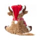 Glitzhome 15.25"L Christmas Fabric Highland Cow
