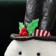 Glitzhome 60"H Christmas Oversized Fabric Snowman With Dangle Legs