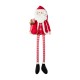 Glitzhome 60"H Christmas Oversized Fabric Santa With Dangle Legs