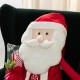 Glitzhome 60"H Christmas Oversized Fabric Santa With Dangle Legs