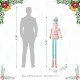 Glitzhome 60"H Christmas Oversized Fabric Nutcracker With Dangle Legs