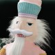 Glitzhome 60"H Christmas Oversized Fabric Nutcracker With Dangle Legs