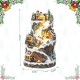 Glitzhome 15.50"H Lighted Christmas Skiing Moutain Resin Village with Movement and Music