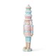 Glitzhome 18.25"H Resin Christmas Cupcake Nutcracker Table Decor
