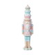 Glitzhome 18.25"H Resin Christmas Cupcake Nutcracker Table Decor