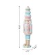 Glitzhome 18.25"H Resin Christmas Cupcake Nutcracker Table Decor