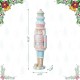 Glitzhome 18.25"H Resin Christmas Cupcake Nutcracker Table Decor