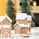 Glitzhome 5.50"H S/3 Christmas Resin Gingerbread House Table Decor