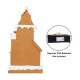 Glitzhome 17.75"H Christmas Lighted Resin Gingerbread House Table Decor