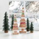 Glitzhome S/2 Resin Christmas Tree Table Decor