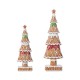 Glitzhome S/2 Resin Christmas Tree Table Decor