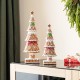 Glitzhome S/2 Resin Christmas Tree Table Decor