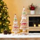 Glitzhome S/2 Resin Christmas Tree Table Decor