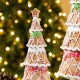 Glitzhome S/2 Resin Christmas Tree Table Decor