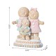 Glitzhome 10.25"H Resin Christmas Gingerbread Man Family Table Decor