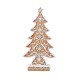 Glitzhome 14.5"H Resin Christmas Tree Table Decor