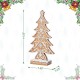 Glitzhome 14.5"H Resin Christmas Tree Table Decor