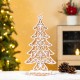 Glitzhome 14.5"H Resin Christmas Tree Table Decor