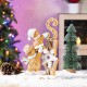 Glitzhome 12.50"H Resin Christmas Gingerbread Table Decor